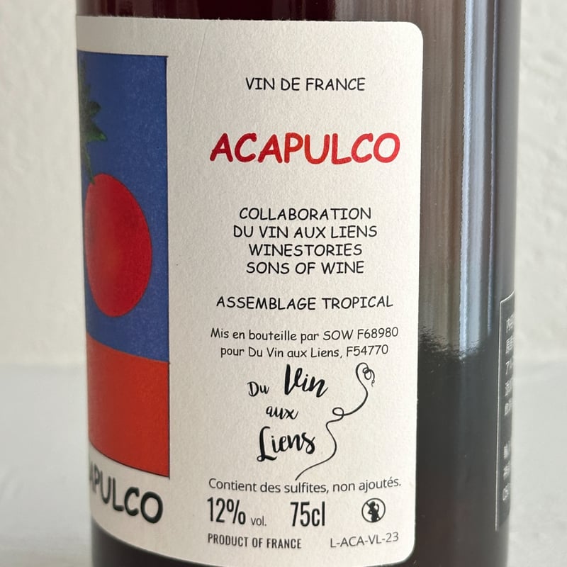 ORANGE / ROSE> Acapulco 2023 / Du Vin Aux Lien
