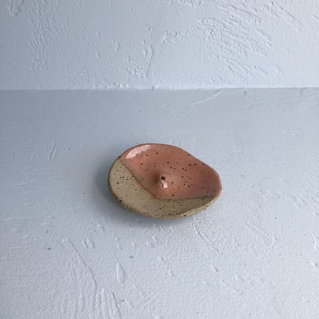 terra-cotta pink incense holder