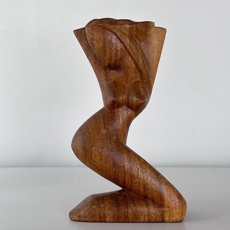 Object woman crouching