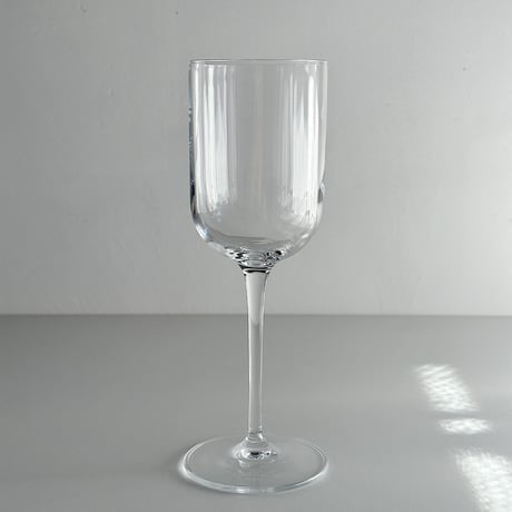 tall crystal wine glass 90s ITALY