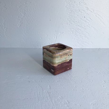strata candle holder (COCOA)