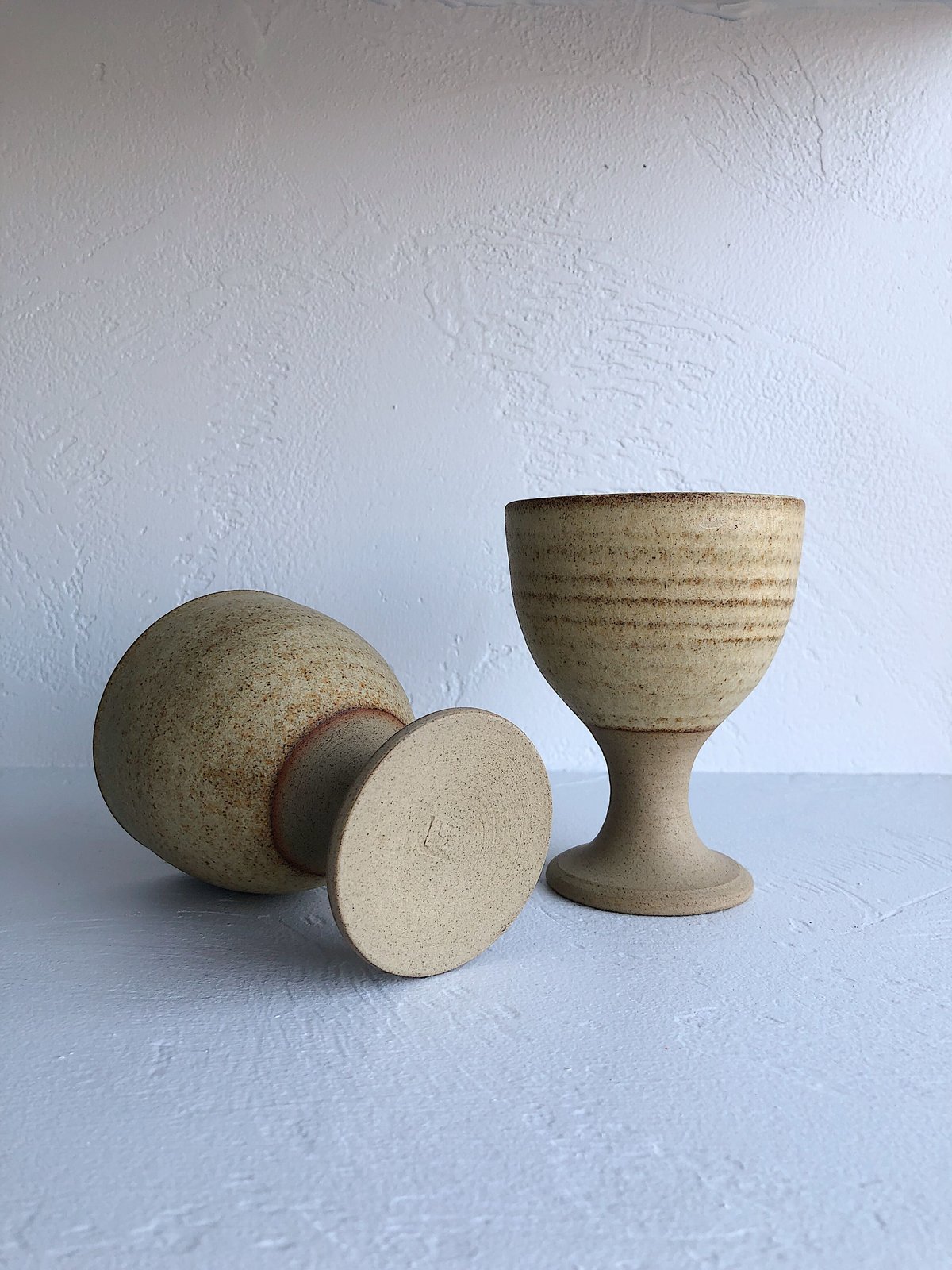 Goblet ceramic clay 70s | EYEON general store