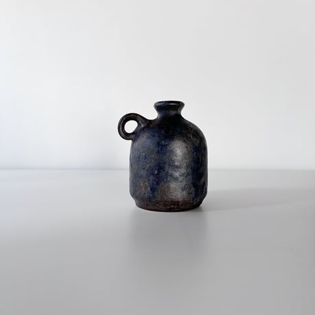 vase Heyne small indigo W.Germany 60s