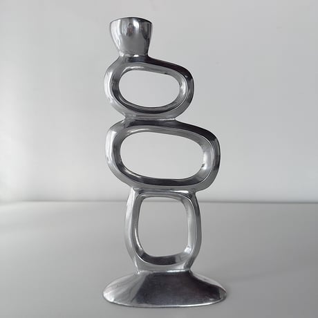 hoop hoop hoop sculptural candle holder