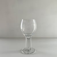 crystal ball glass <LARGE > 60s Germany