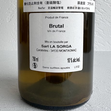 <ORANGE> BRUTAL!!! Blanc 2022 / La Sorga