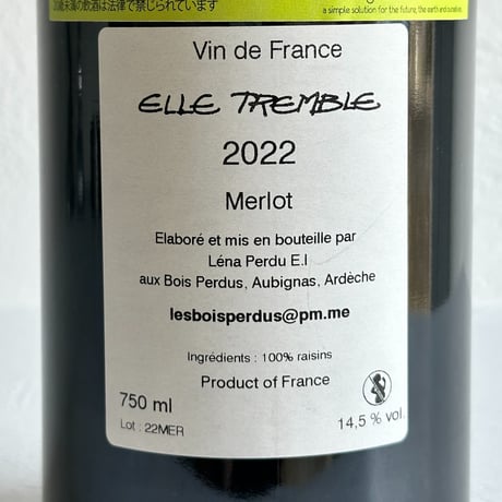 <RED> Elle Tremble 2022 / Les Bois Perdus