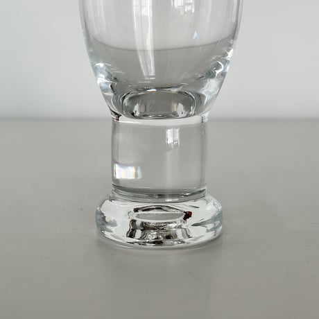 chubby stem wine glass 70s Finland