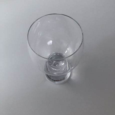 big goblet with bubble on foot