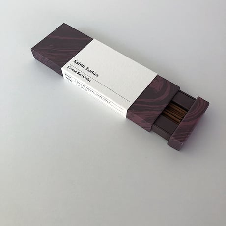Subtle Bodies Incense -Korean Red Ceder