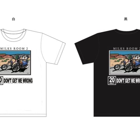 G.O.A.T　×　牛乳植物　MILKSR00M2　Ｔシャツ