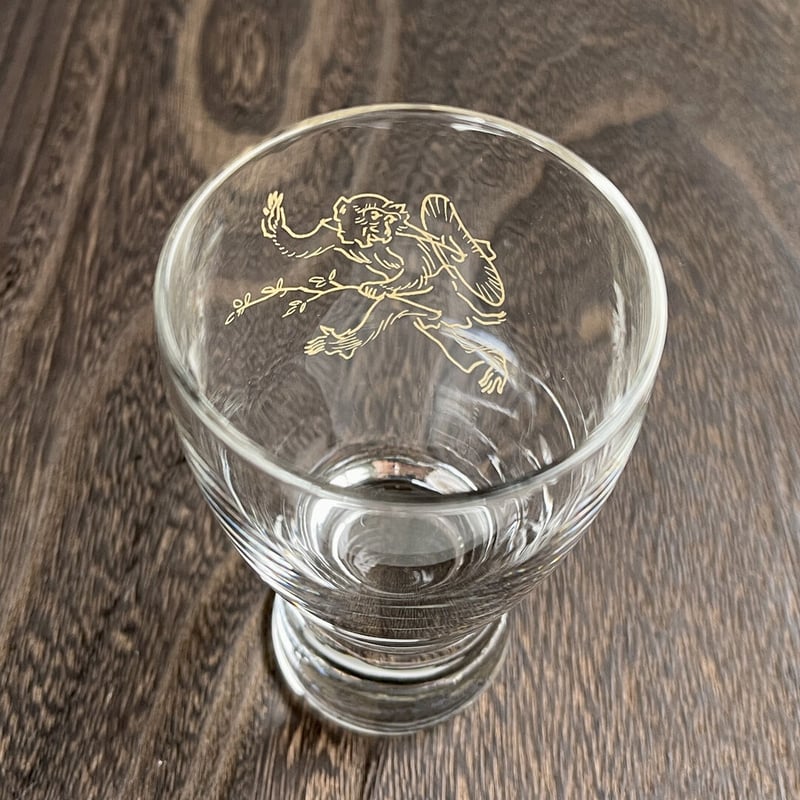 鳥獣戯画の酒器グラスとガラスプレートのちょい呑みセット③ | 各務