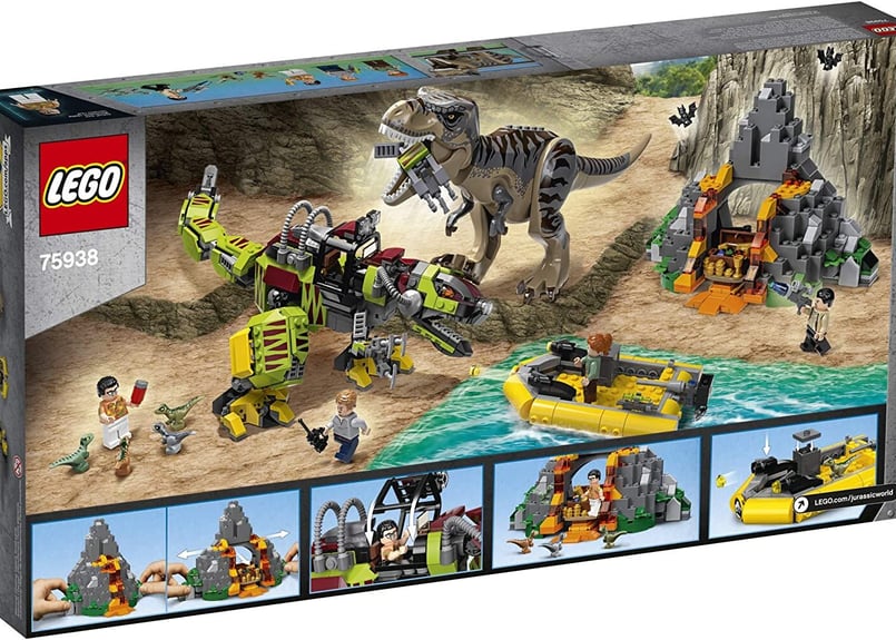 レゴ(LEGO)ジュラシック・ワールド 75938 T-レックス vs ダイノメカの 