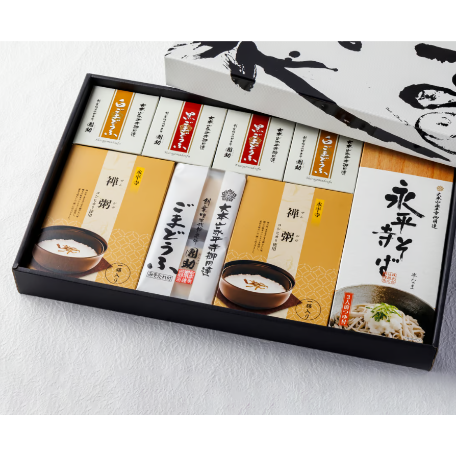 829）ごまどうふ・そば詰合せ | 公式/胡麻豆腐団助オンラインショップ