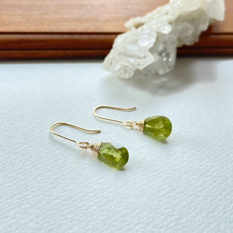 14kgfピアス/イヤリング】スフェーン | julistaahebrews117