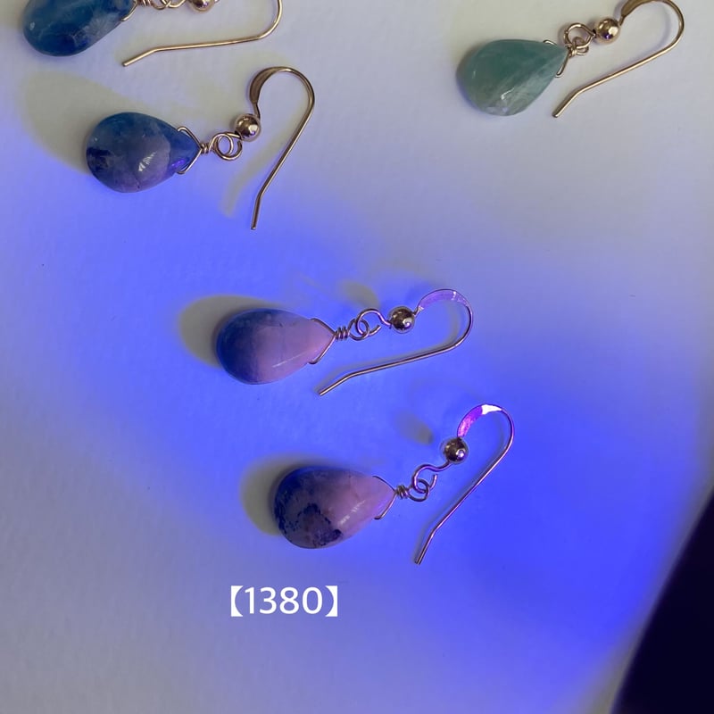 14kgf　パープルアゲートピアス 14kgfパープルレースアゲートピアス/イヤリング 【公式通販】