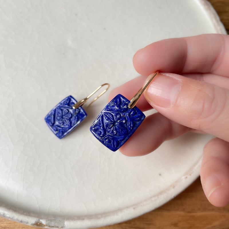 14kgf ラピスラズリカービング✧