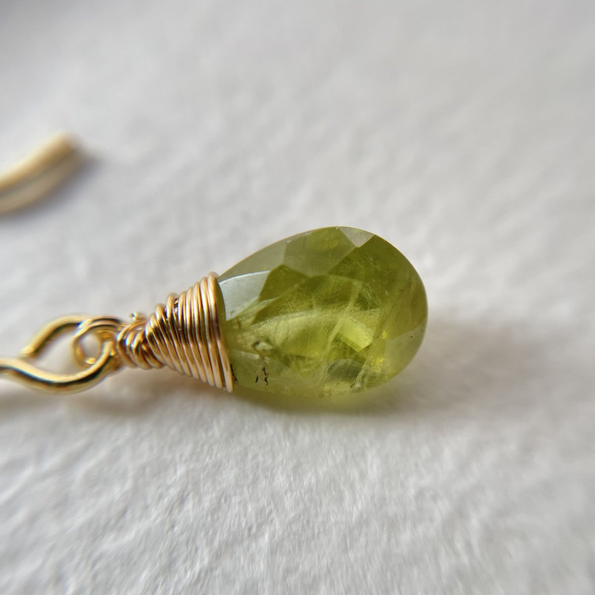 【14kgf】スフェーン　ピアス／イヤリング 14kgfピアス/イヤリング】スフェーン | julistaahebrews117