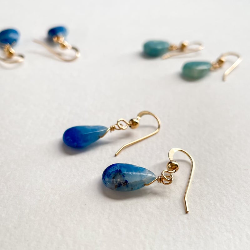 14kgf】アフガナイト ピアス／イヤリング | julistaahebrews117