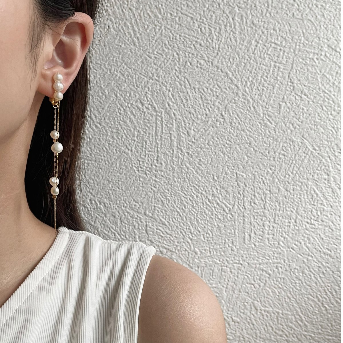 stilla pearl /earrings | La sana