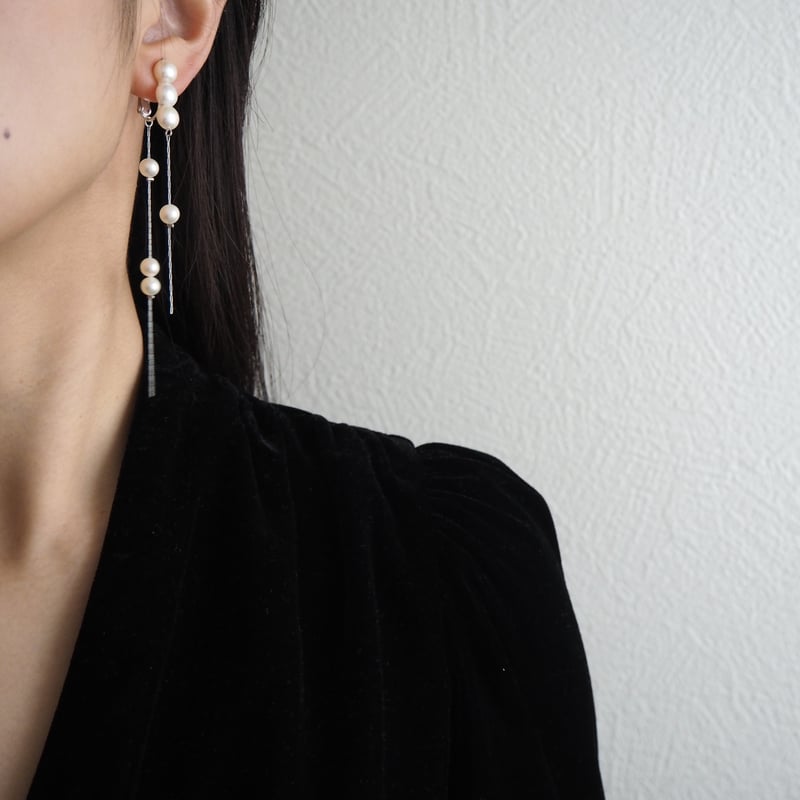 stilla pearl /earrings | La sana