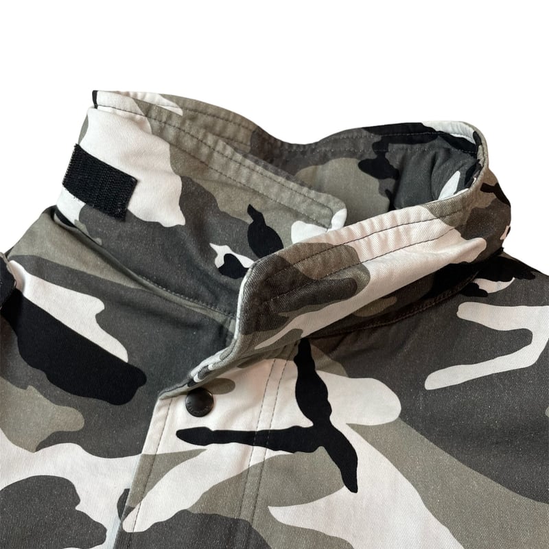 BALENCIAGA 21AW ASYMMETRY CAMO BLOUSON