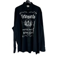 【VETEMENTS】BLACK LABEL SHIRT