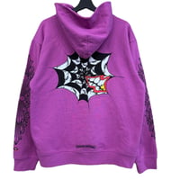 【CHROME HEARTS】 MATTY BOY SPIDER WEB HOODIE
