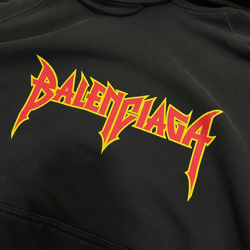 BALENCIAGA】METAL LOGO HOODIE | AURUM REWEAR