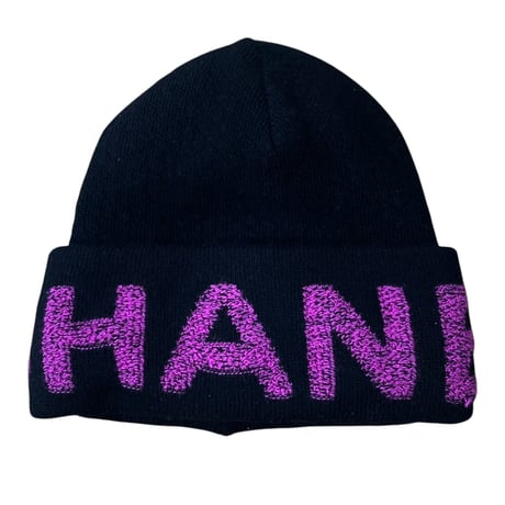 【CHANEL】LOGO CASHMIRE BEANIE