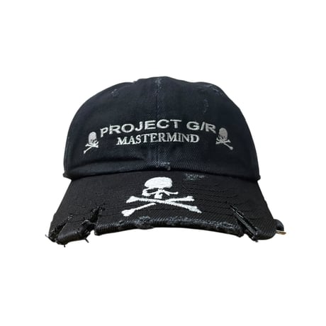 【PROJECT G/R】×MASTERMIND WASHED CRUSHED CAP