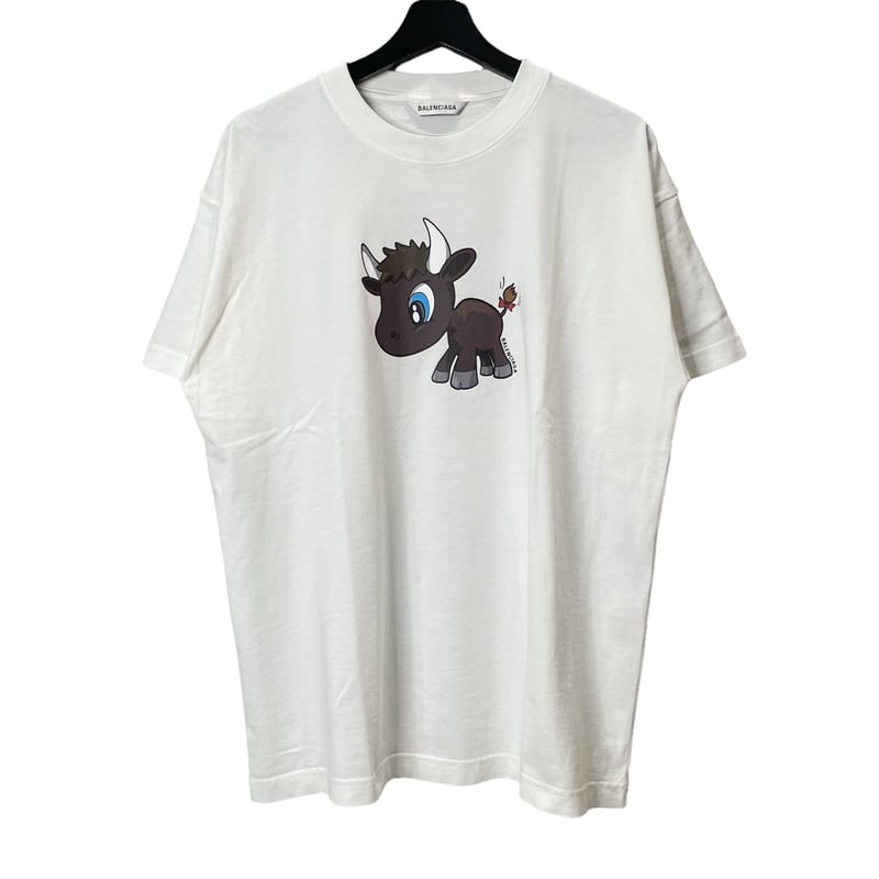 BALENCIAGA】21SS YEAR OF OX SHORT SLEEVE TEE |