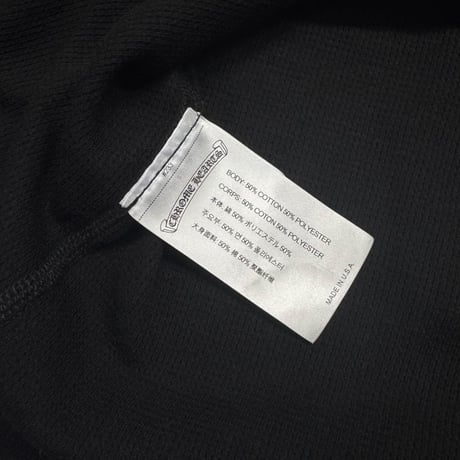 【CHROME HEARTS】SCROLL LABEL THERMAL L/S T-SHIRT