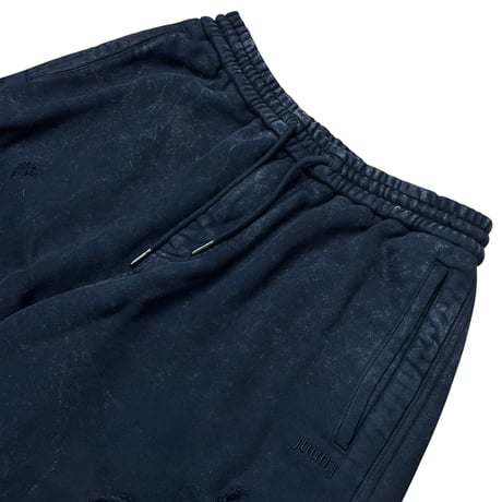 【JUUN.J】GARMENT DYE DISTRESSED WIDE PANTS