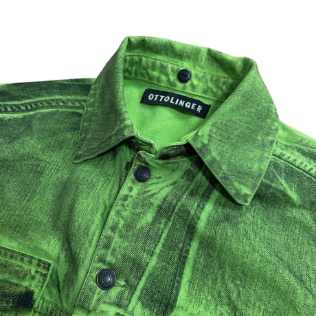 【OTTOLINGER】 22AW GREEN OVERSIZED DENIM JACKET