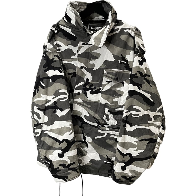 BALENCIAGA】21AW ASYMMETRY CAMO BLOUSON | AURUM