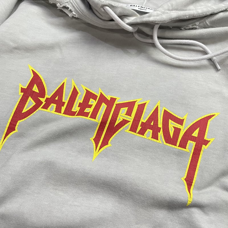 BALENCIAGA】METAL LOGO HOODIE | AURUM REWEAR