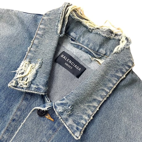 【BALENCIAGA】DESTROY DENIM JACKET