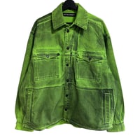 【OTTOLINGER】 22AW GREEN OVERSIZED DENIM JACKET