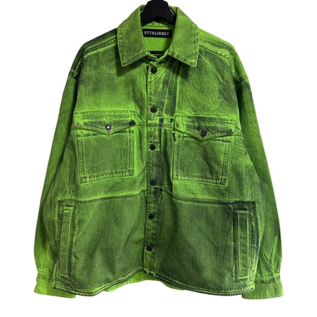 【OTTOLINGER】 22AW GREEN OVERSIZED DENIM JACKET