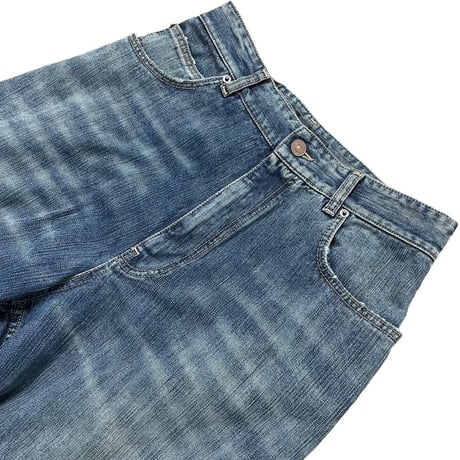 【BALENCIAGA】LAYERED DENIM PANTS
