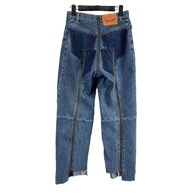 VETEMENTS】× LEVIS REBUILD ZIP DENIM PANTS | AU