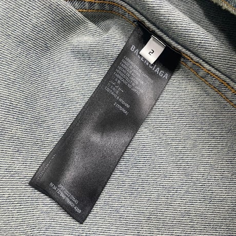 【BALENCIAGA】DESTROY DENIM JACKET