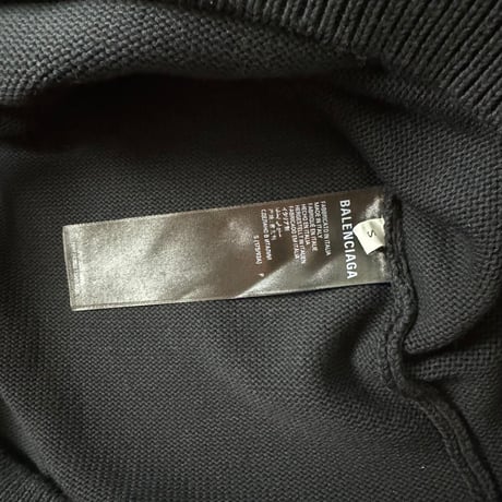 【BALENCIAGA】DOCKING KNIT HOODIE