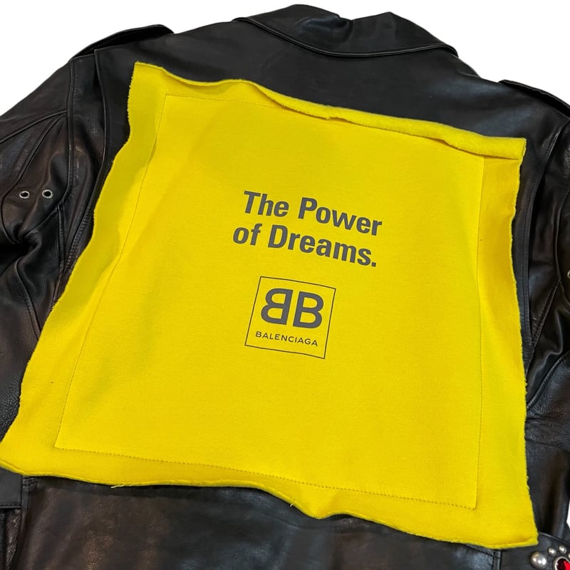 BALENCIAGA】18SS THE POWER OF DREAMS LEATHER JA