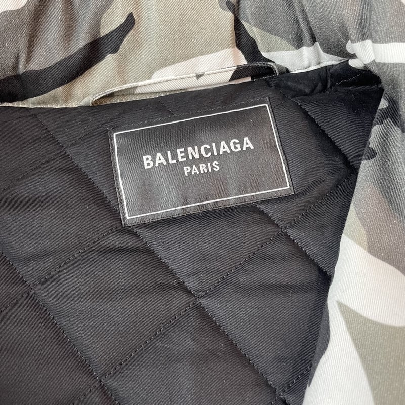 BALENCIAGA】21AW ASYMMETRY CAMO BLOUSON | AURUM