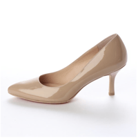 【サスティナブル】オールウェザーパンプス L0086E BEIGE/E 24.0cm