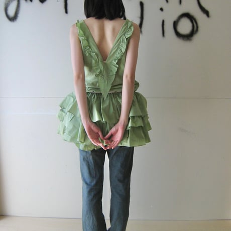 green dress