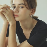 CORA　ラウンドピアス〈18Kポスト〉