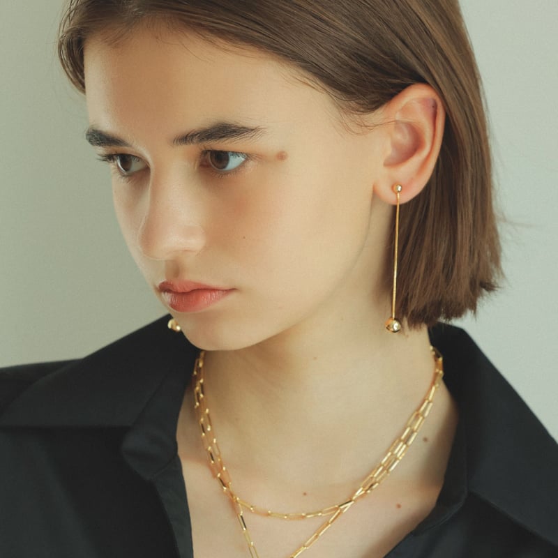 BILLY ボールチェーンピアス | The May Chang (ザ メイチャン)